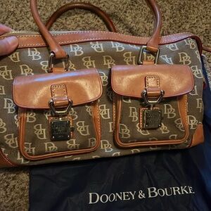 Dooney & Bourke signature double pocket purse